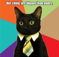 Cheezburger - business cat