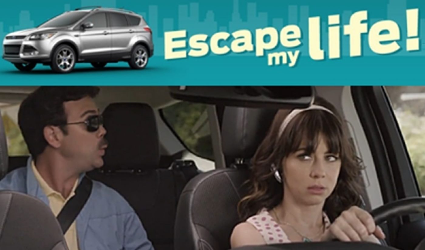 Ford’s Branded ‘Escape My Life’ Series Rolls Along On YouTube And Hulu