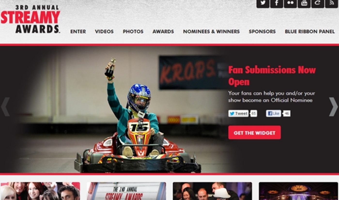 Fan Submissions Open For The Streamys; Get Yours In Now!