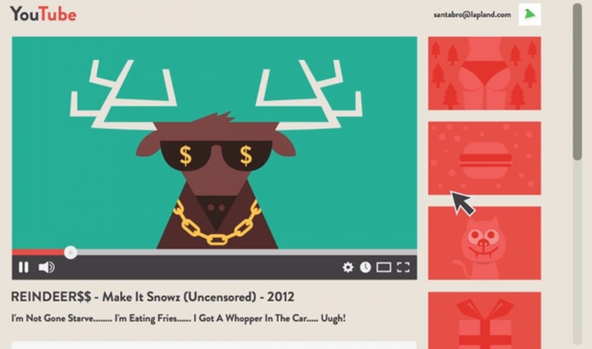 YuleTube Gives Viewers Nice-Sounding Comments As A Christmas Present