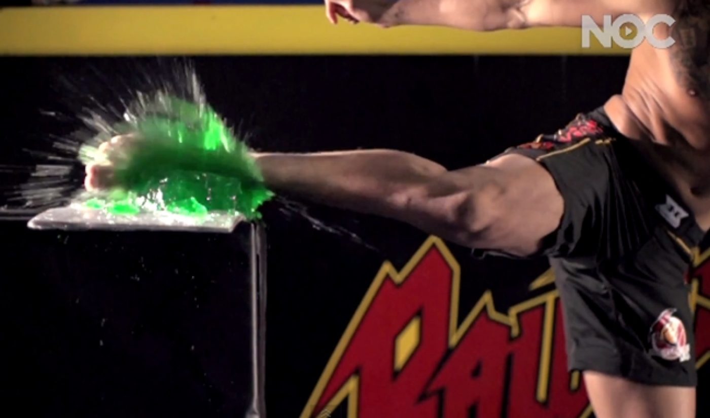 Anthony Pettis Likes To Kick Everything In Slow Motion