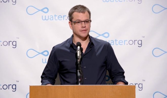 Matt Damon Takes To YouTube To Promote His Water.org Charity