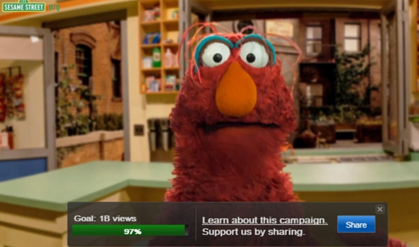 Sesame Street Needs Your Help To Reach A Billion YouTube Views