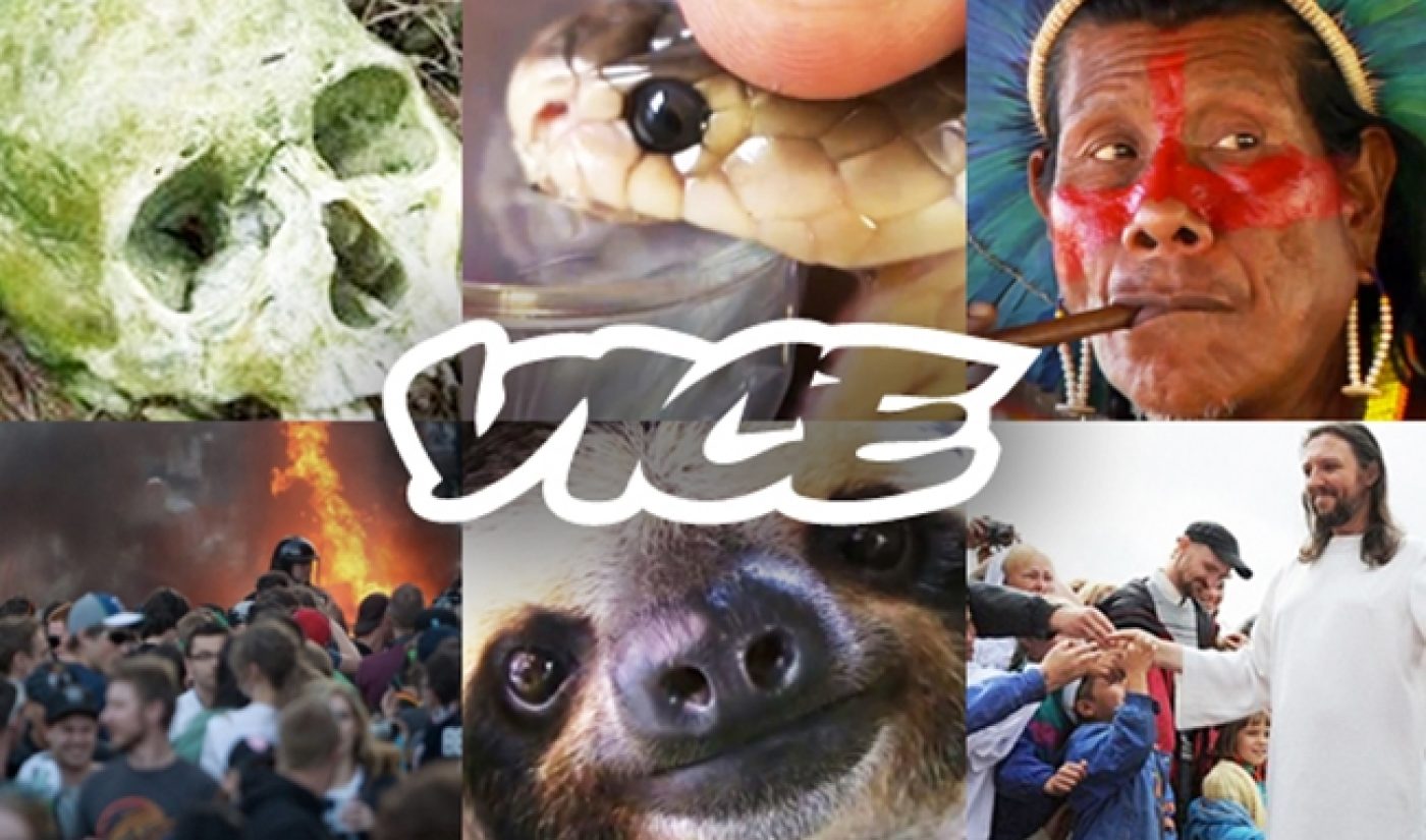 YouTube Millions: VICE Cracks Seven Digit Subscribers