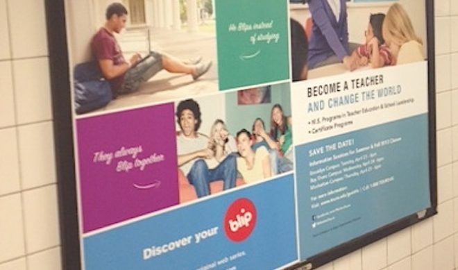 Blip Goes Undergound With Ads In New York City Subways