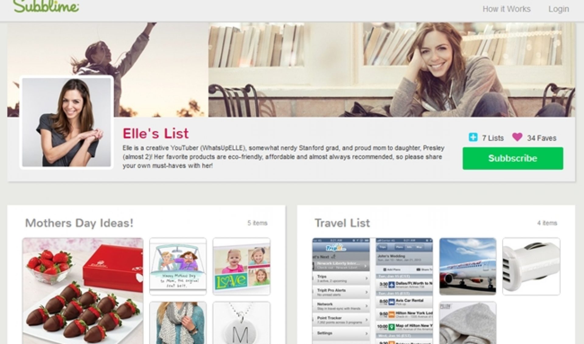 Subblime Letting YouTubers Share A Few Of Their Favorite Things