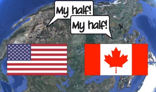 C.G.P. Grey’s Analysis Of US-Canada Border Makes Cartologists Swoon