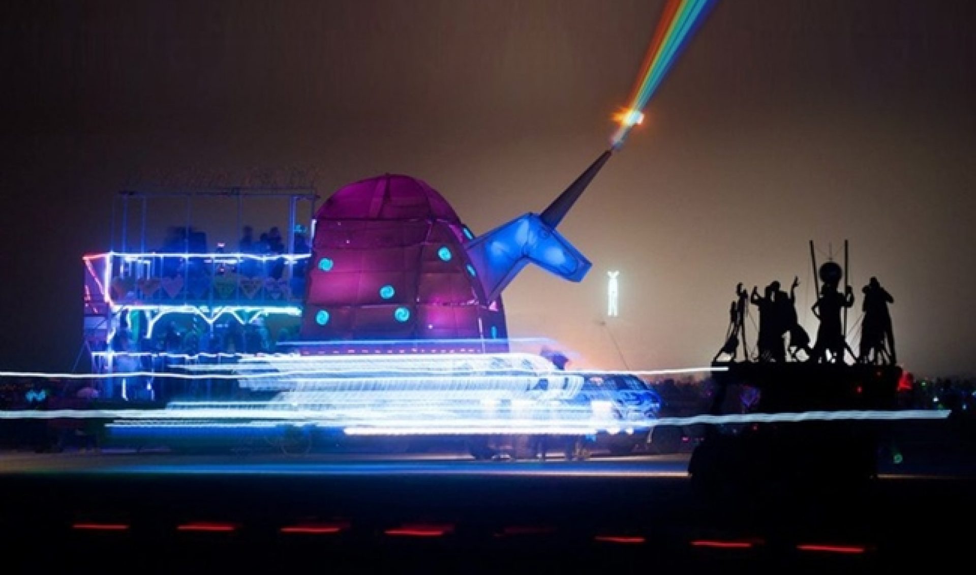 Souped-Up ‘Charlie The Unicorn’ Vehicle Will Return To Burning Man