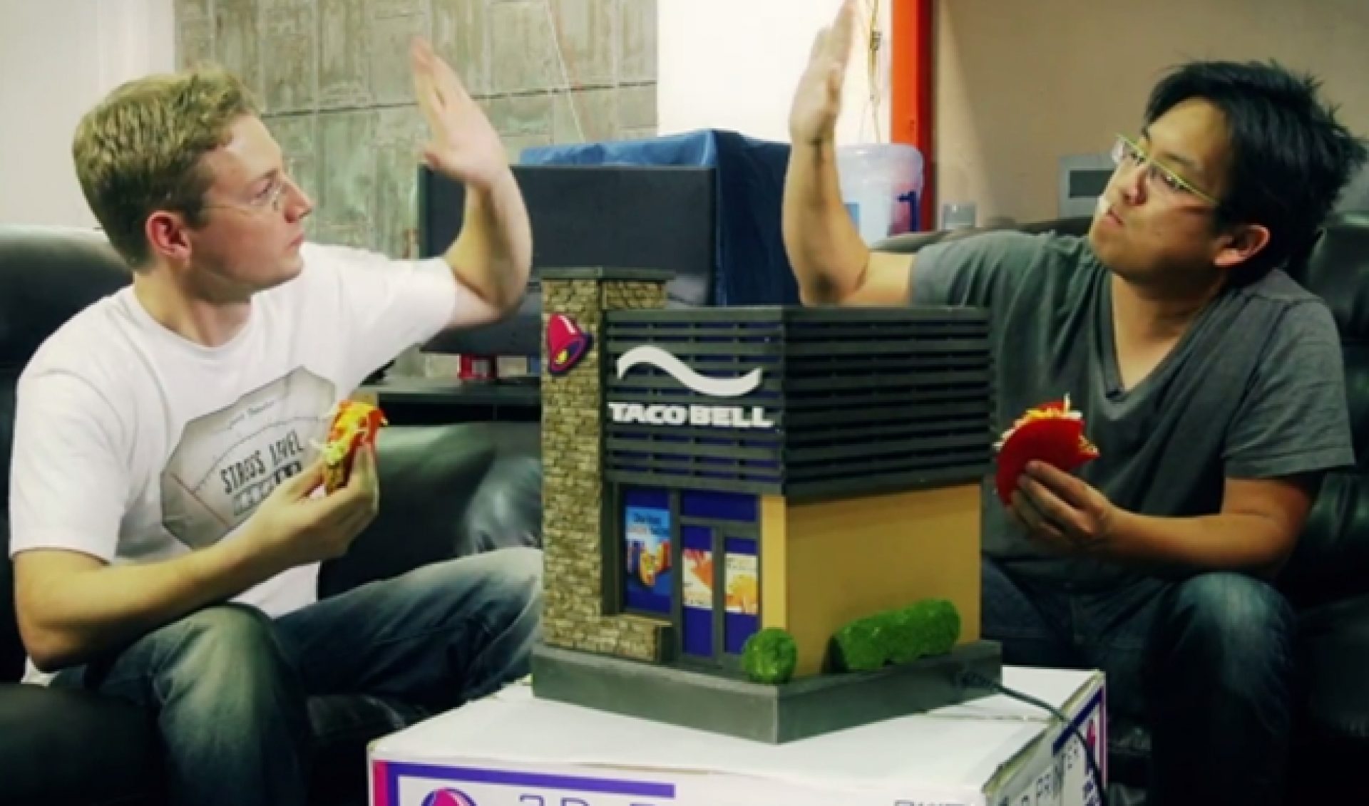 Freddiew 3D Prints Doritos Locos Tacos For Taco Bell Commercial