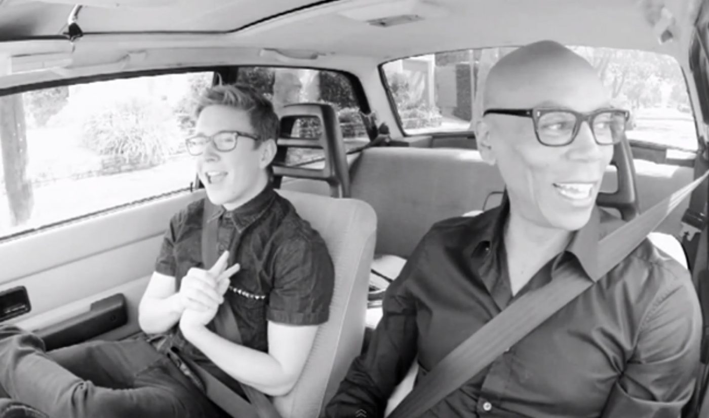 RuPaul Picks Up Tyler Oakley In New ‘RuPaul Drives’ Web Series