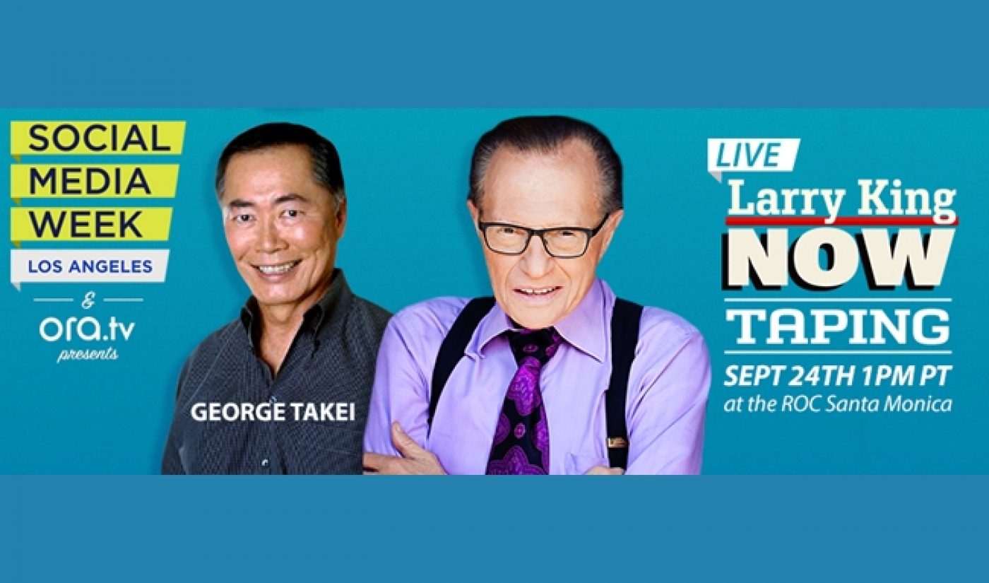#SMWLA Preview: Larry King Sits Down With George Takei