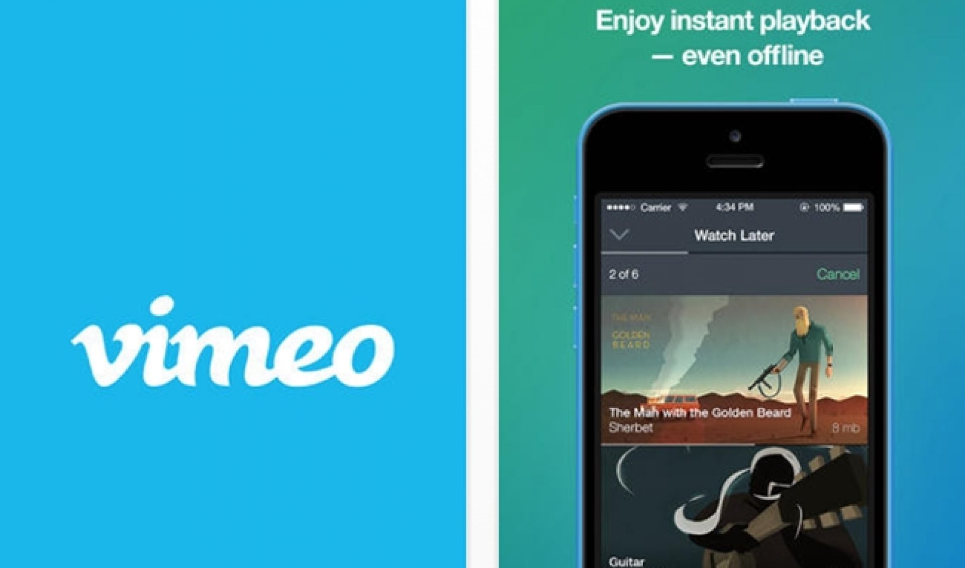 Vimeo’s iOS 7 App Will Have Offline Playback Too