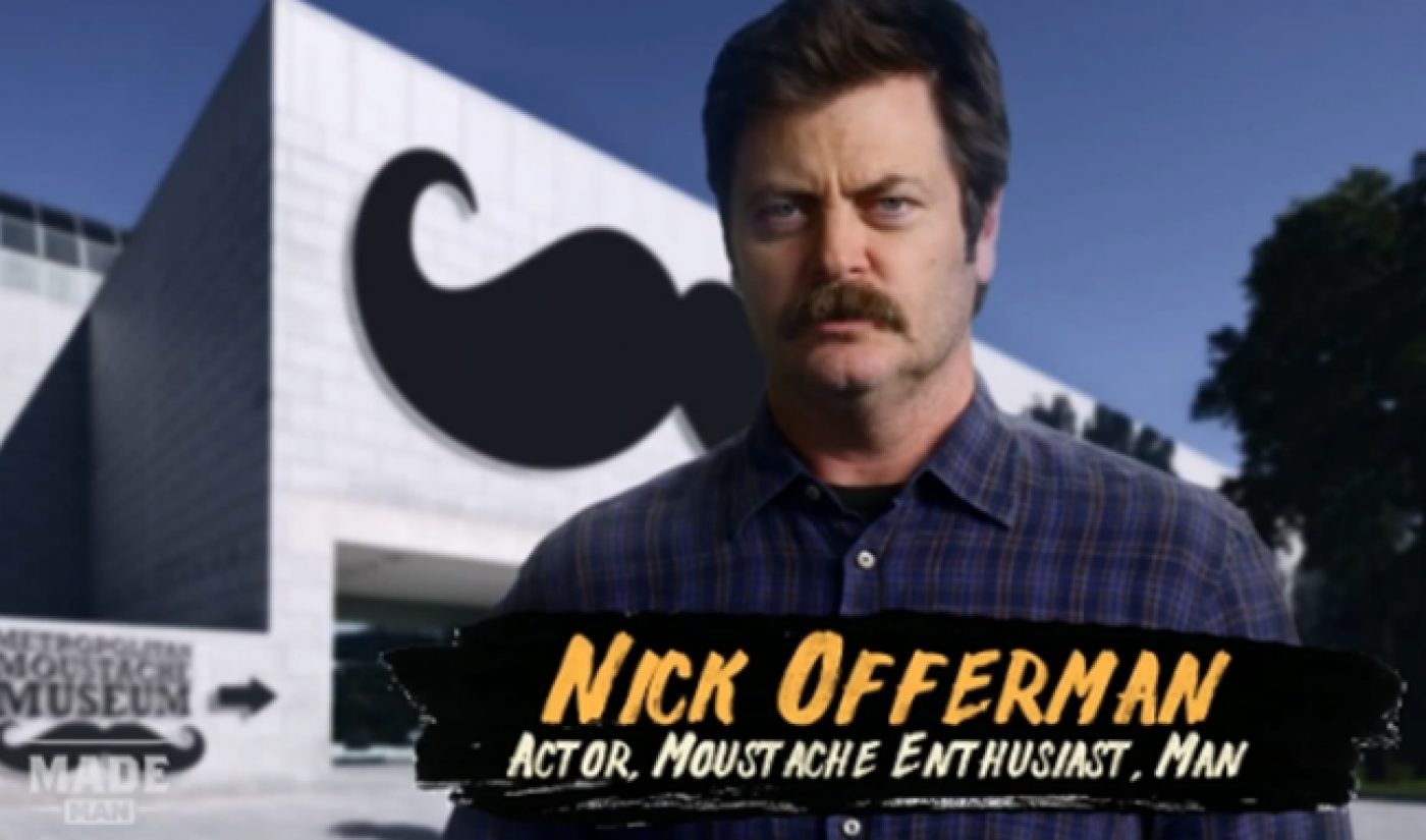 Nick Offerman (And His Moustache) Return To Made Man For Movember