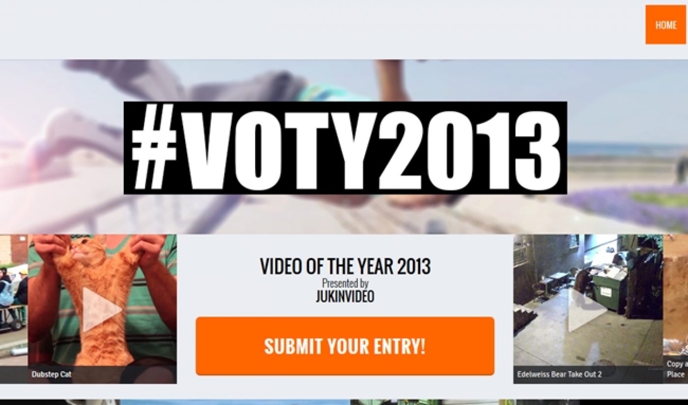 JukinVideo To Award $2,013 To The Best Viral Video Of The Year