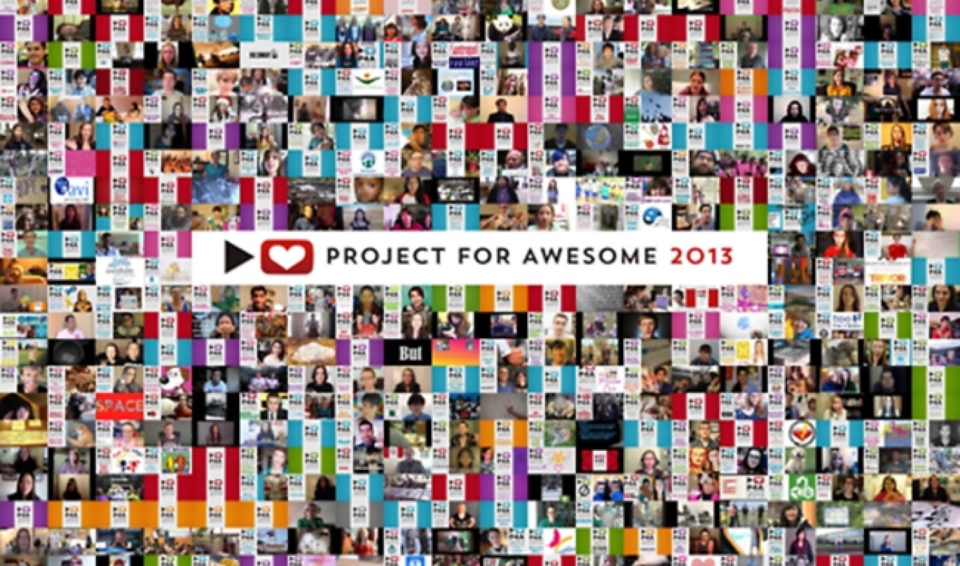 Vlogbrothers Raise $869,591 For Charity With Project For Awesome 2013