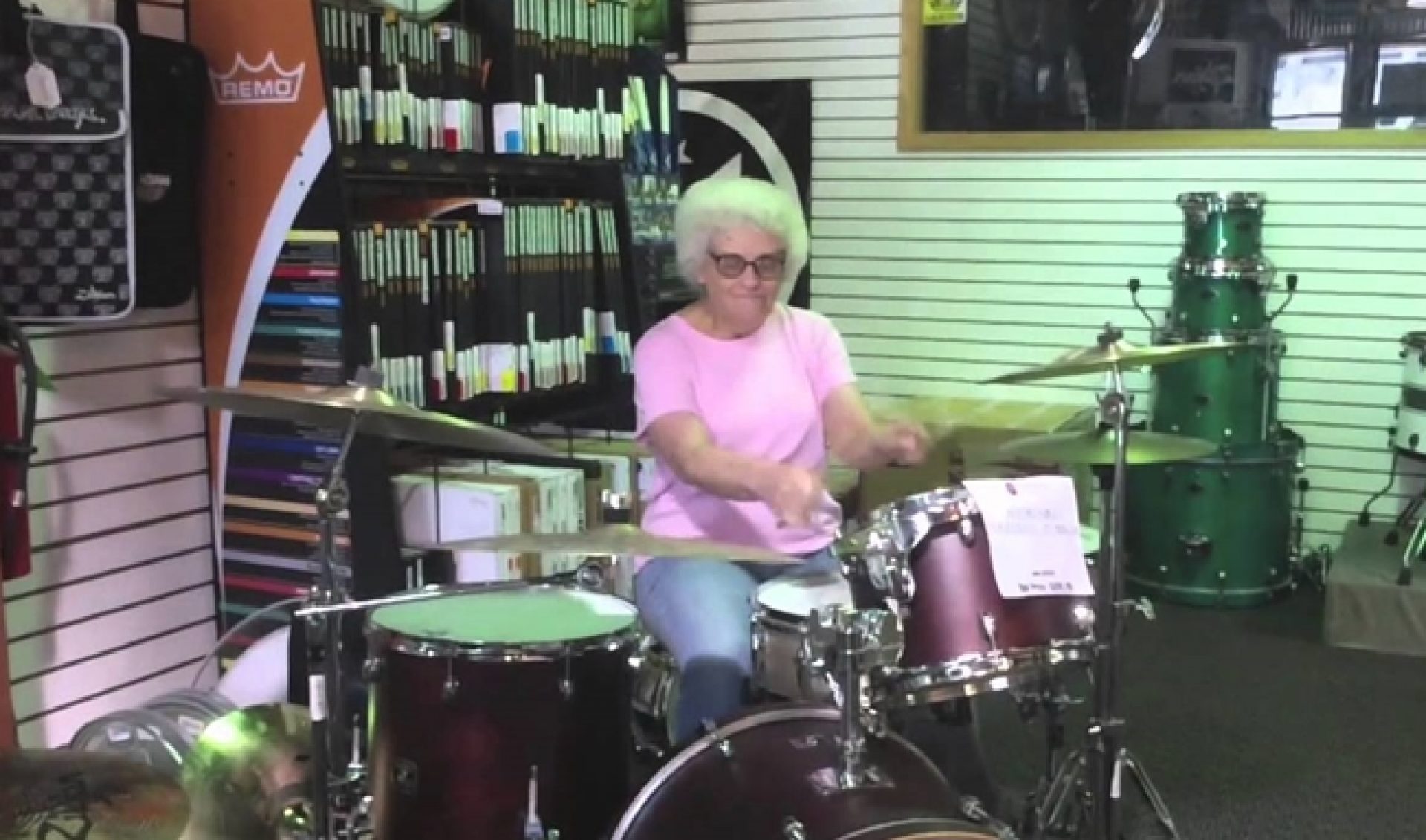 The Drumming Grandma Wins Jukin Video’s Video Of The Year Contest