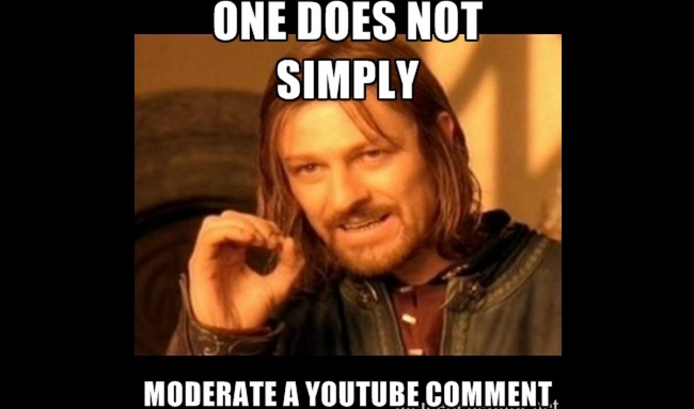 YouTube Creates One Comment Page To Moderate Them All