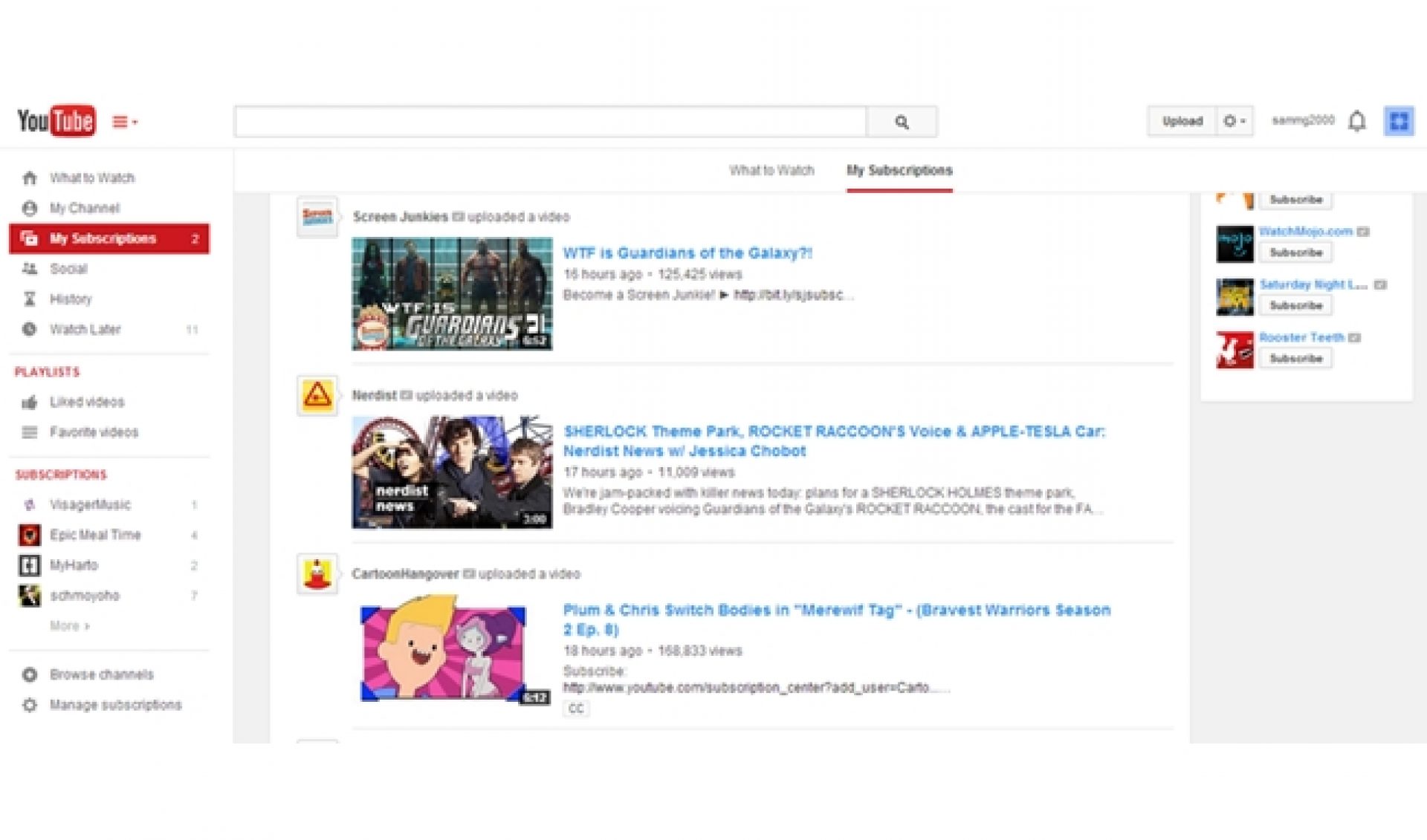 YouTube Officially Rolls Out New, Centered Design