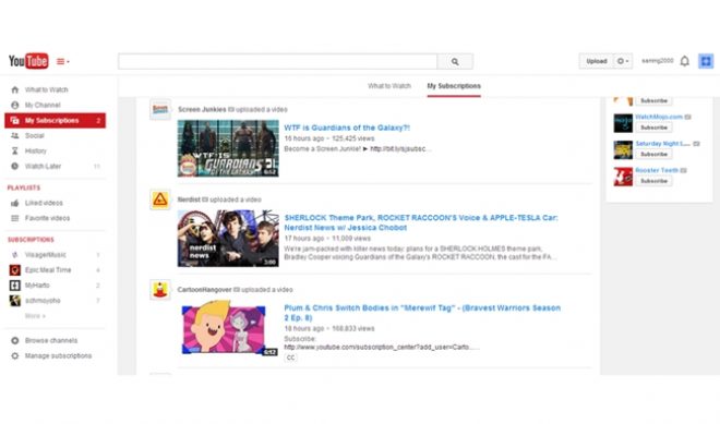 YouTube Officially Rolls Out New, Centered Design