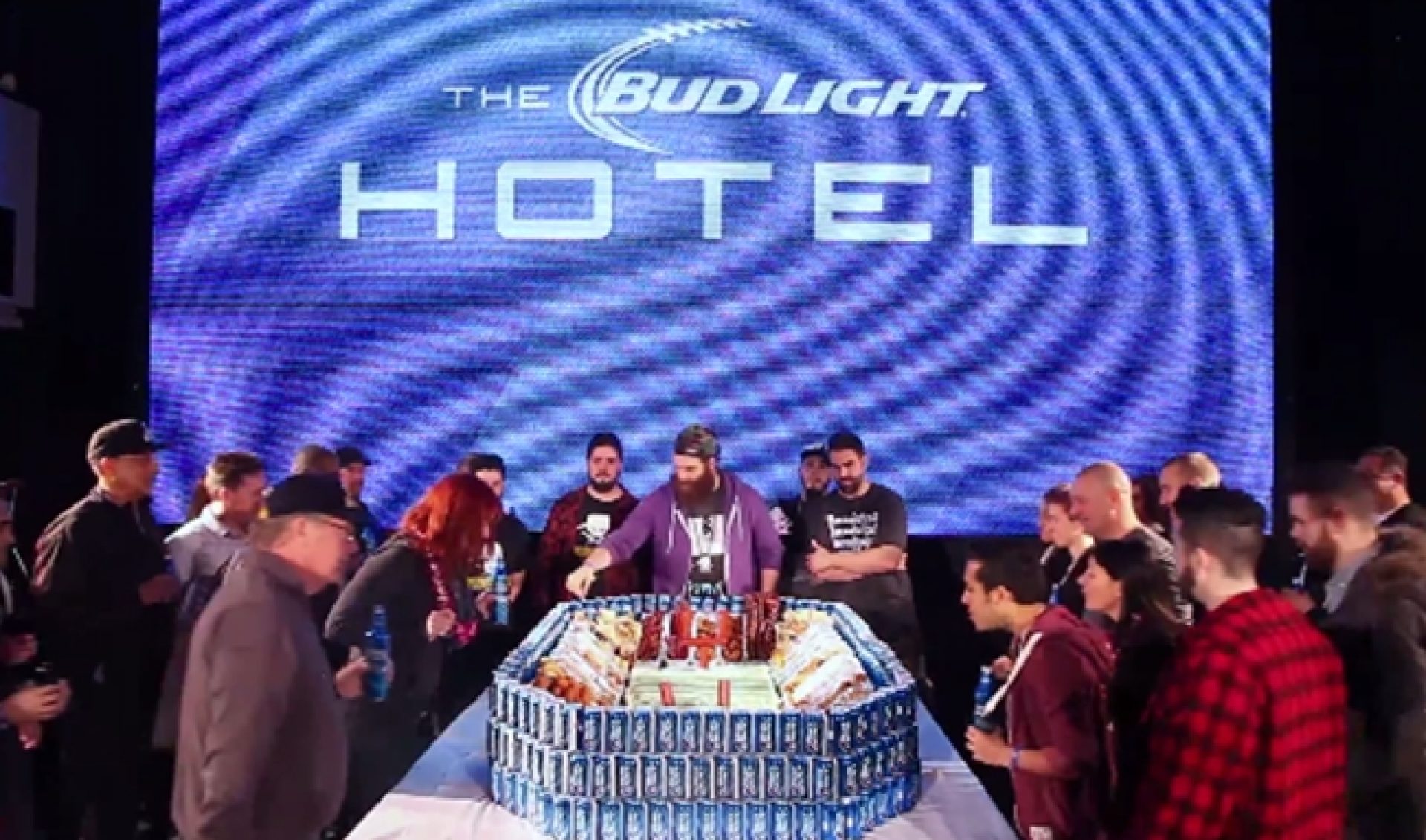 ‘Epic Meal Time’, Bud Light Cook Up 275,000 Calorie Super Bowl Feast
