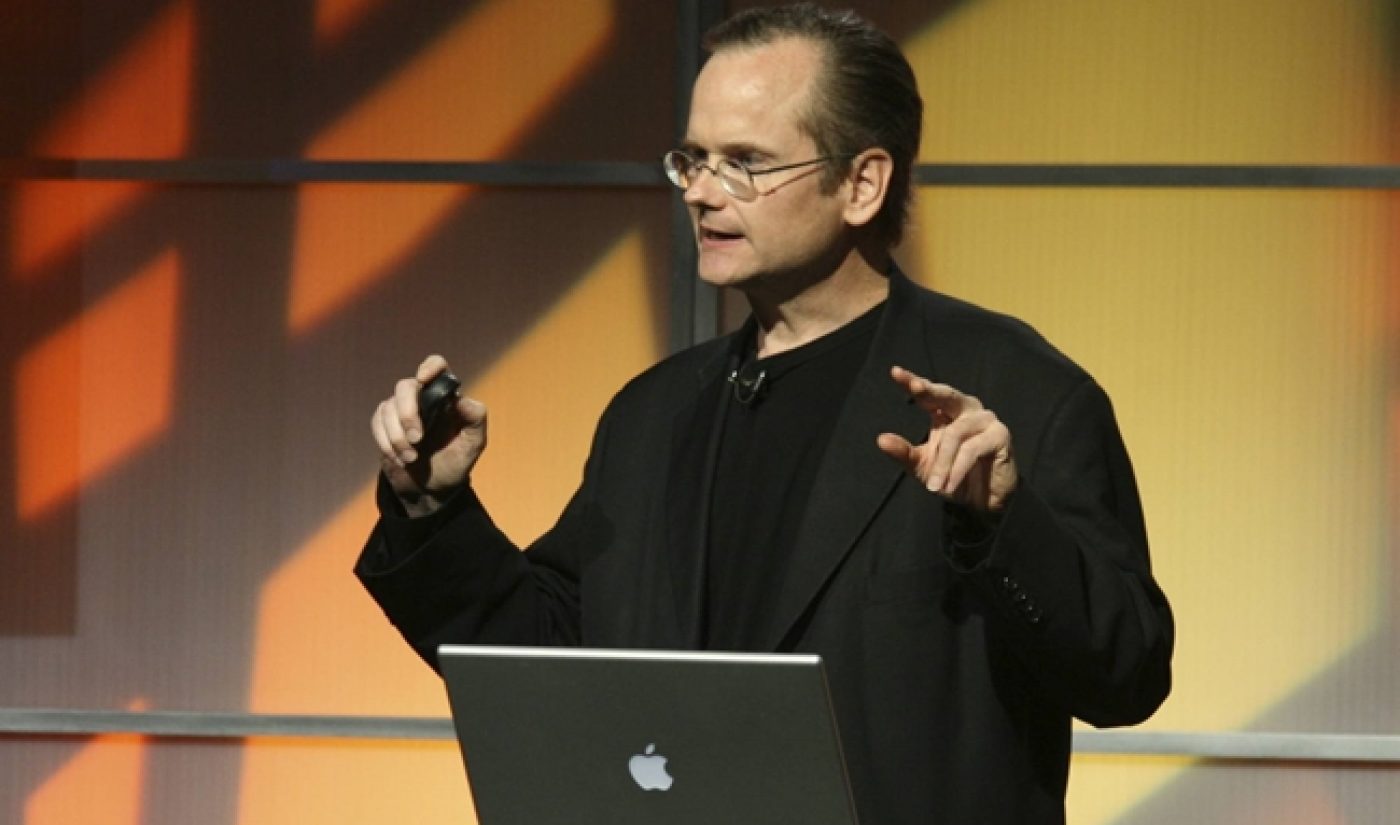 Lawrence Lessig Settles ContentID Dispute Out Of Court