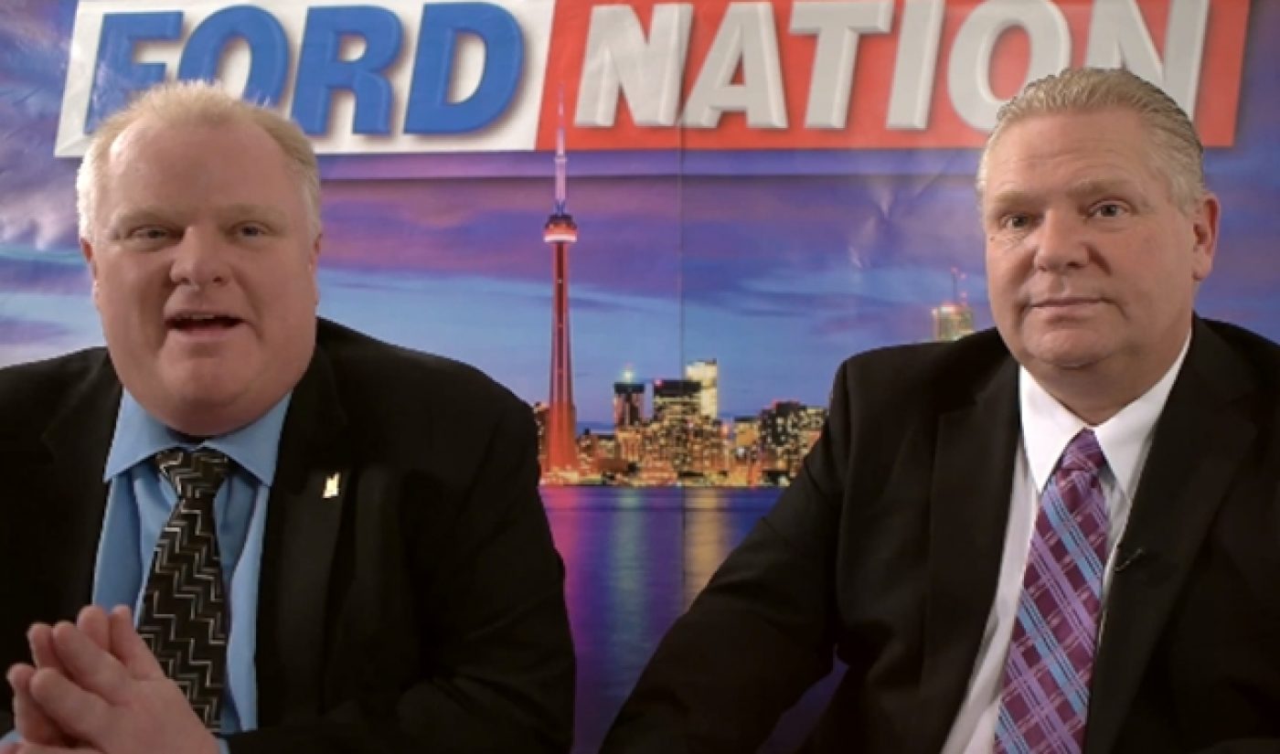 Rob Ford Debuts The First Few Clips From His New YouTube Series