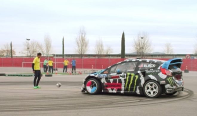 Ken Block Plays Gymkhana Soccer Against Neymar In Video For Castrol