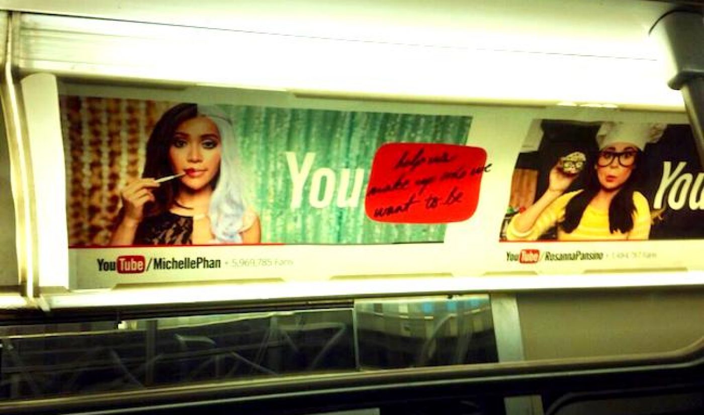 YouTube Ads Spotted In NYC Subways For Michelle Phan, Bethany Mota, Rosanna Pansino