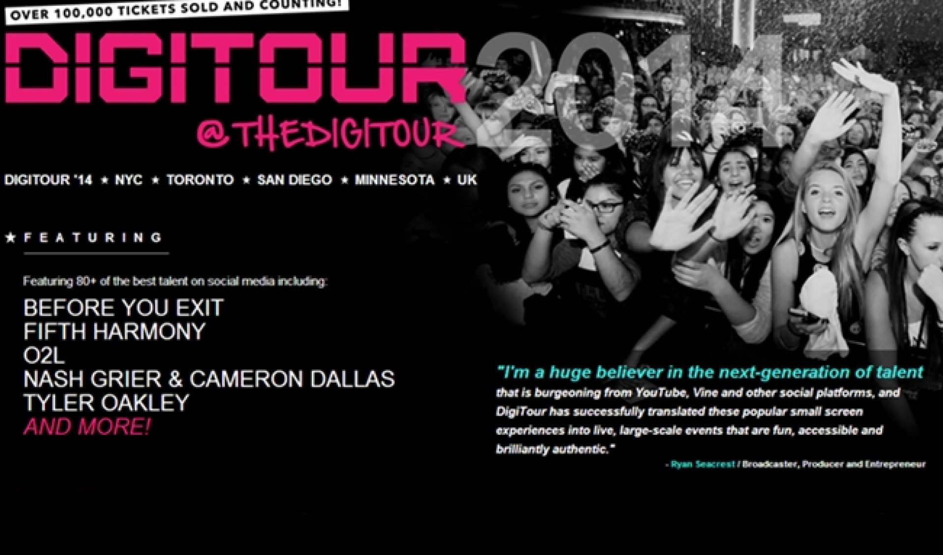 Ryan Seacrest One Of Two Investors In “IRL” Event Company DigiTour