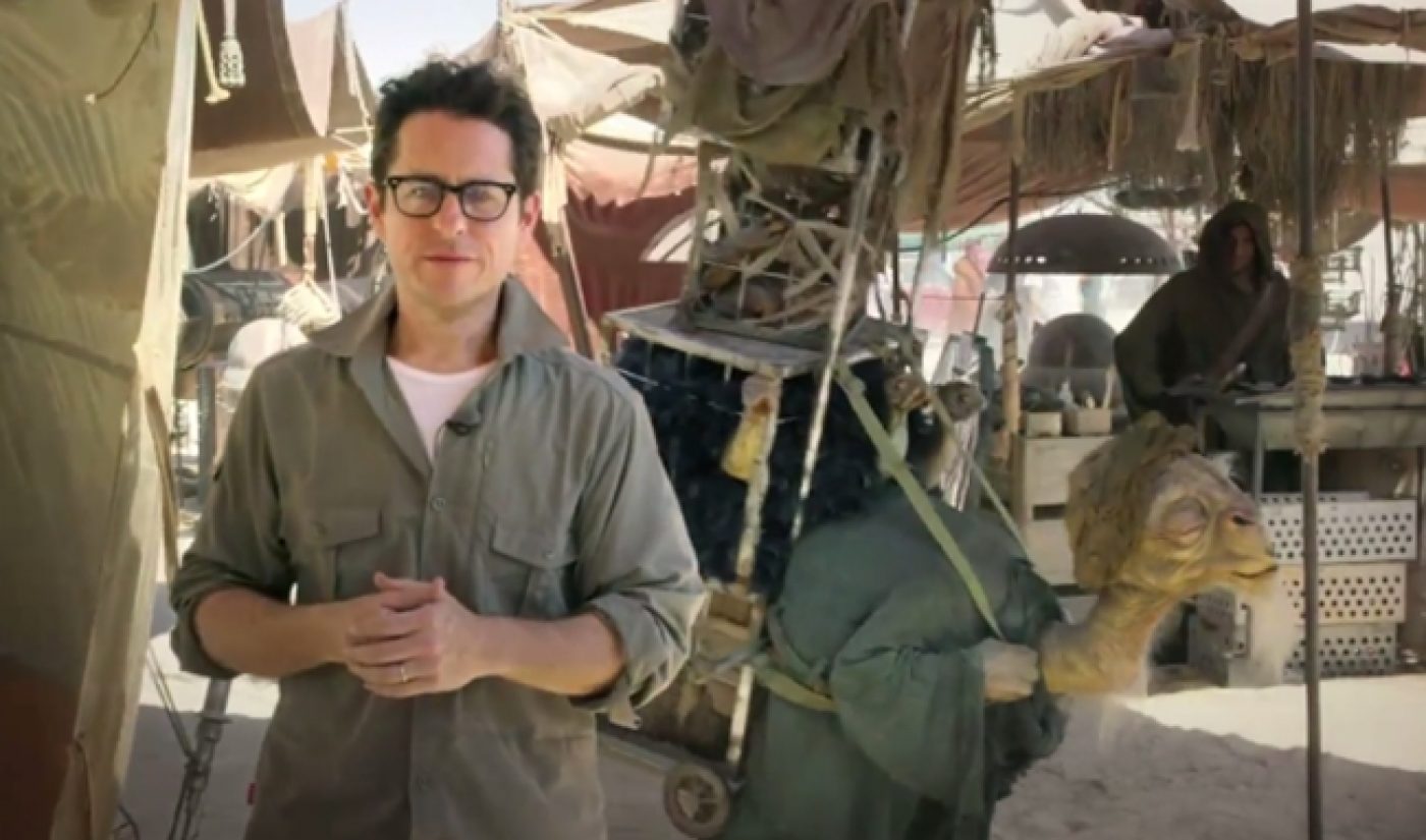 J.J. Abrams Uses Omaze To Offer Cameo In ‘Star Wars VII’