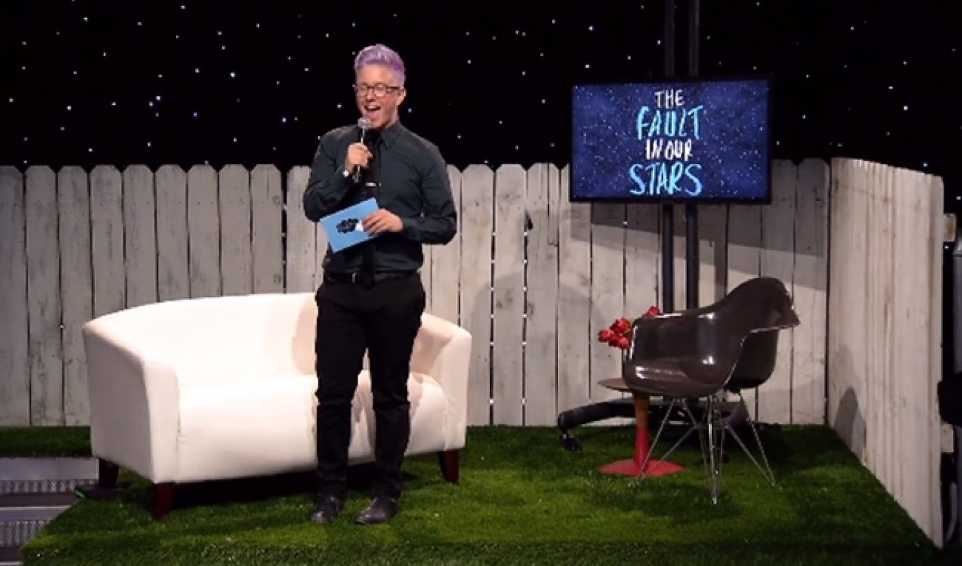 Here’s A Stream Of The ‘Fault In Our Stars’ Event At YouTube Space LA