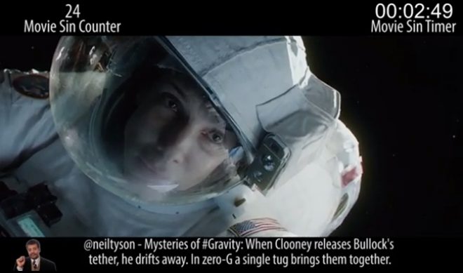 Guest Narrator Neil deGrasse Tyson Counts ‘Cinema Sins’ In ‘Gravity’