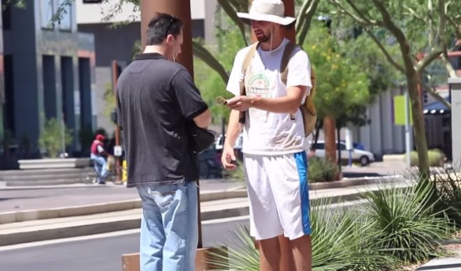 YouTube Prankster Pretends He’s Homeless, Gives Back To Givers