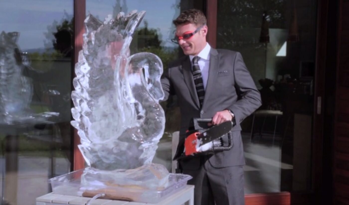 Ryan Seacrest Shows Off New Menswear Line In “Talking Cat” Video