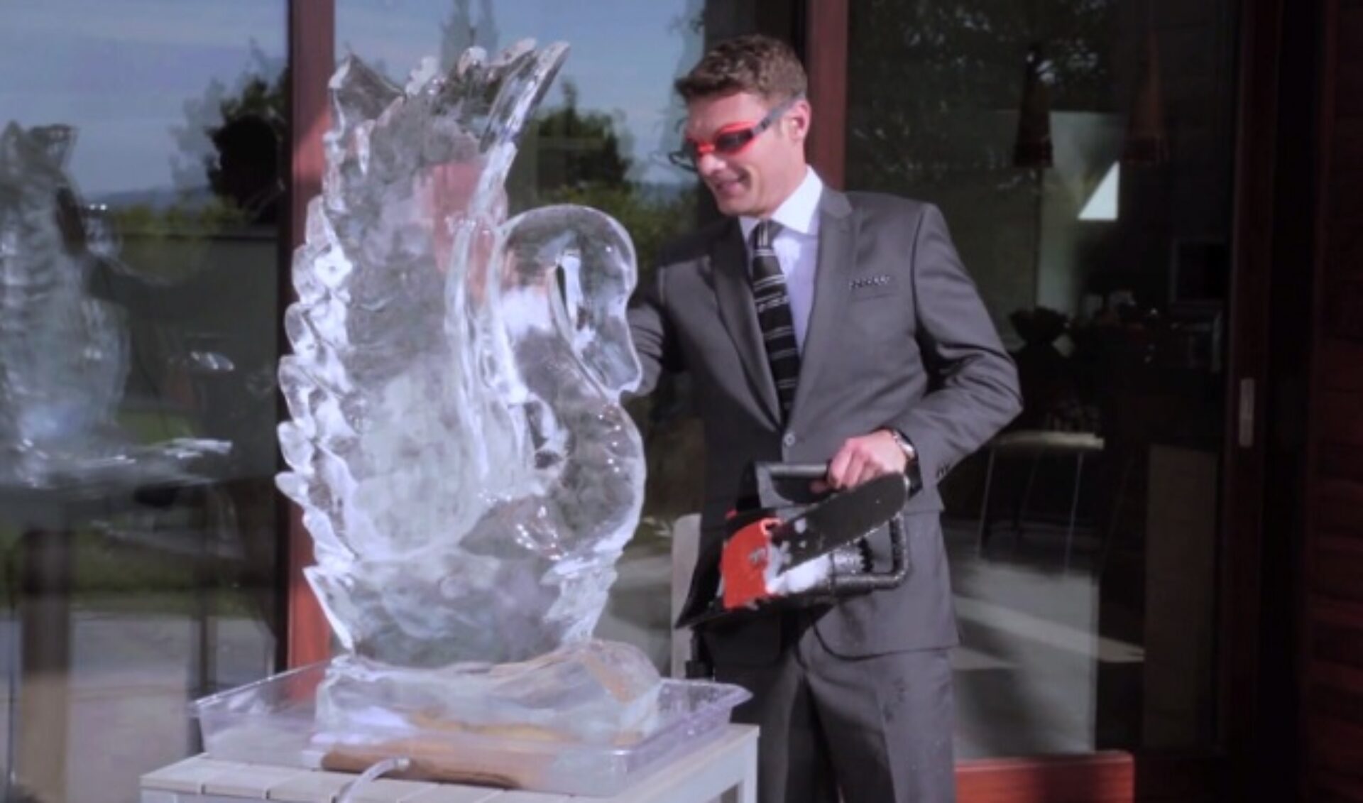 Ryan Seacrest Shows Off New Menswear Line In “Talking Cat” Video