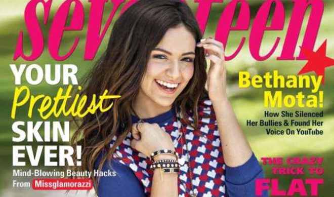 Seventeen Magazine Creates “YouTube Issue” With Bethany Mota On Cover