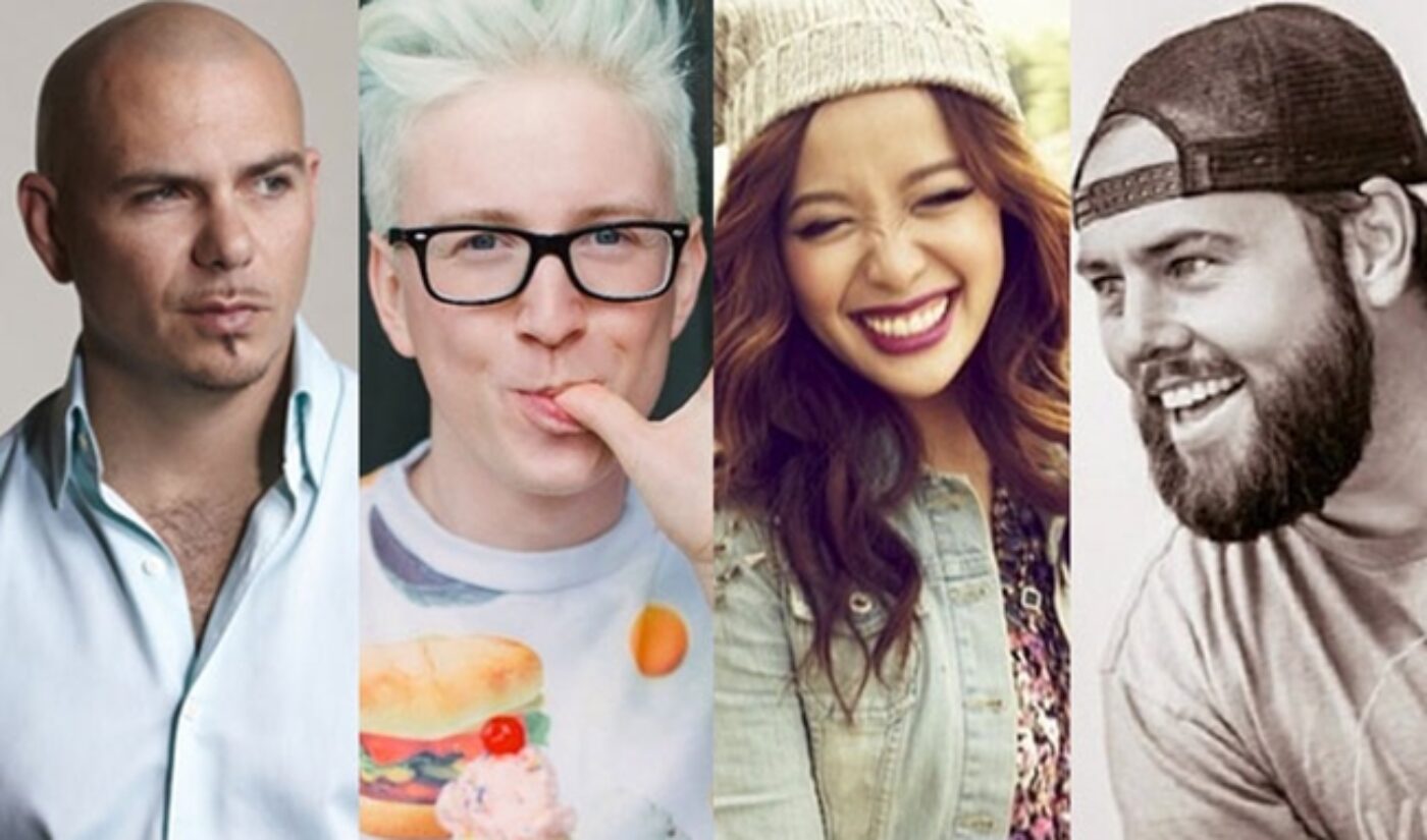 Tyler Oakley, Michelle Phan, Shay Carl, Pitbull Are Streamys ICONs