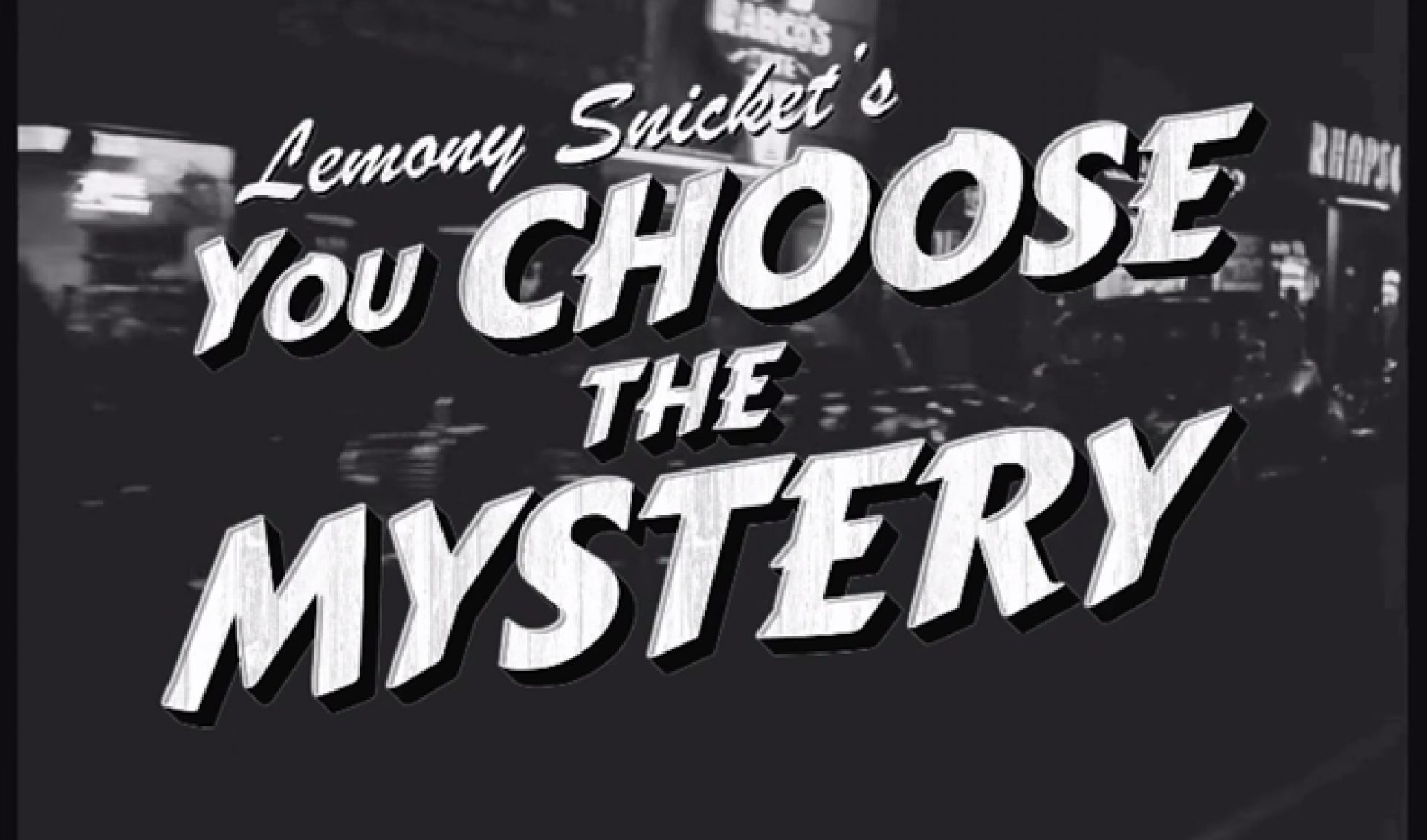 Lemony Snicket’s Choose-Your-Own-Adventure Series Mocks Film Noir