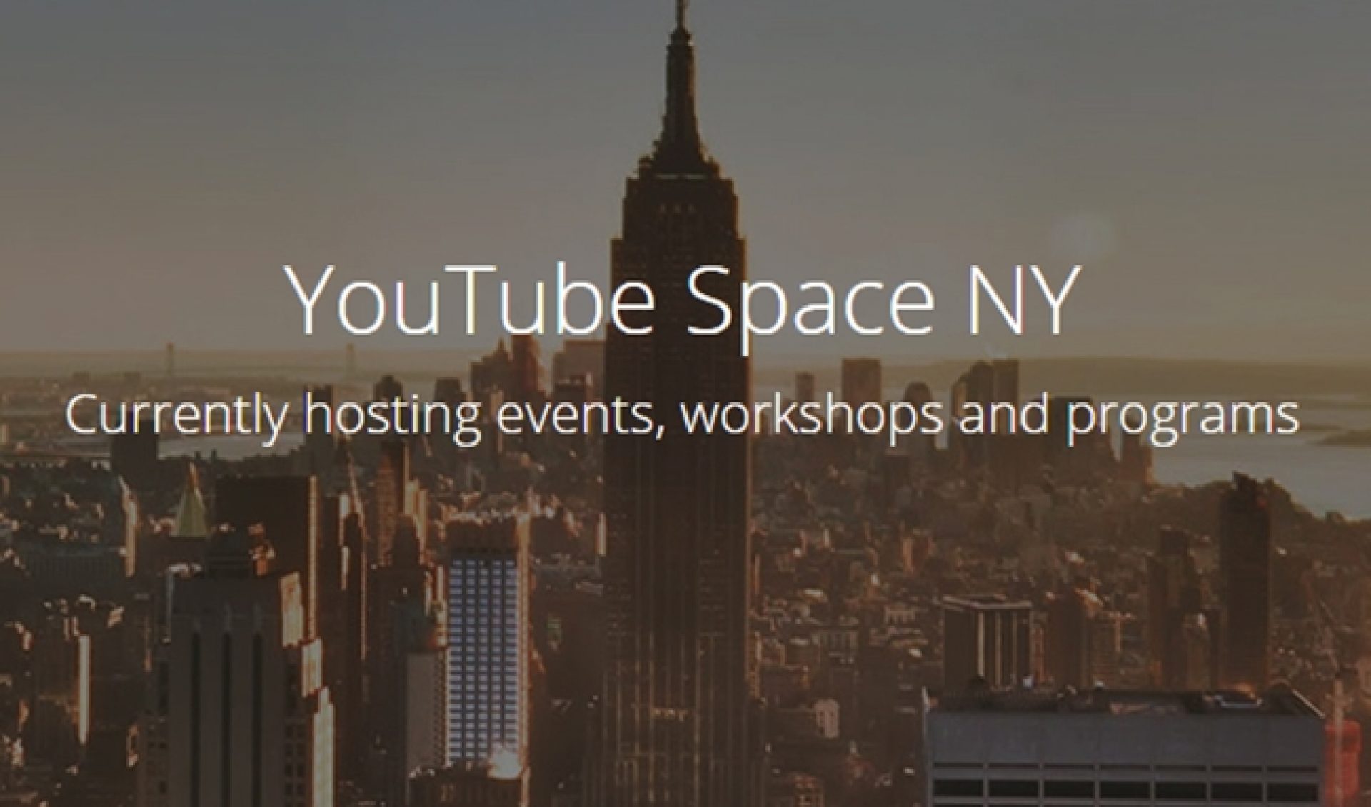 YouTube To Open Creator Space In New York In November