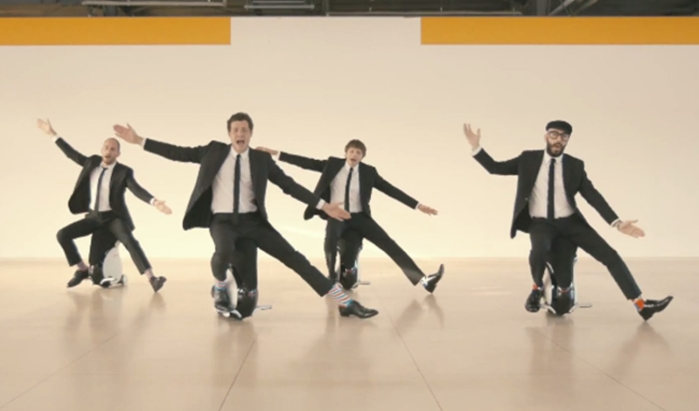 OK Go’s New Music Video Has Robot Unicycles And “Won’t Let You Down”