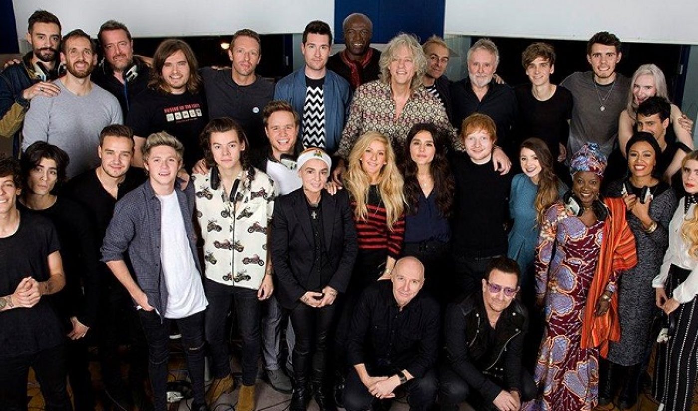 YouTube Stars Join Bono, Ed Sheeran, Others To Record Band Aid 30 Song