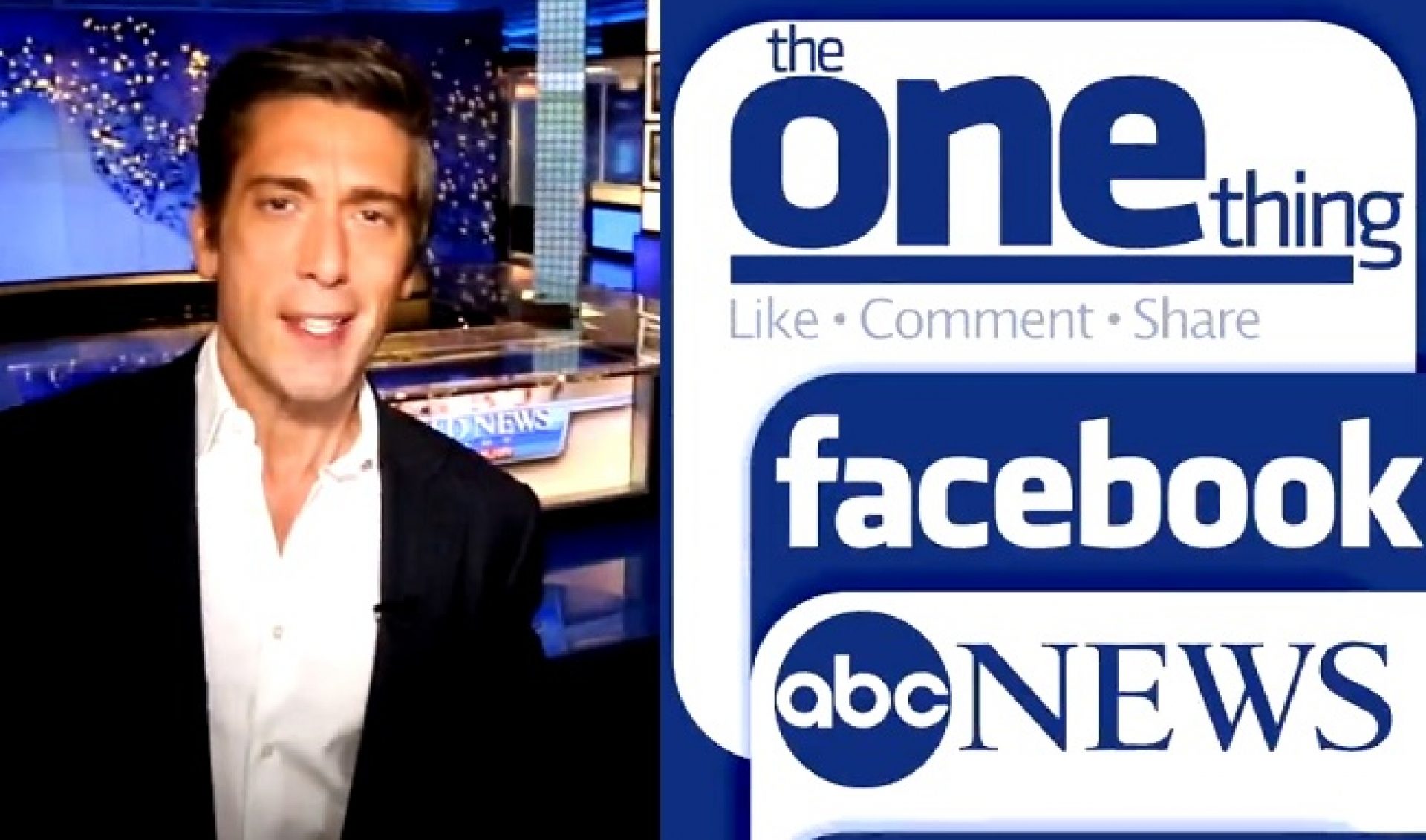 ABC News Launches ‘The One Thing’ One-Minute Newscast On Facebook