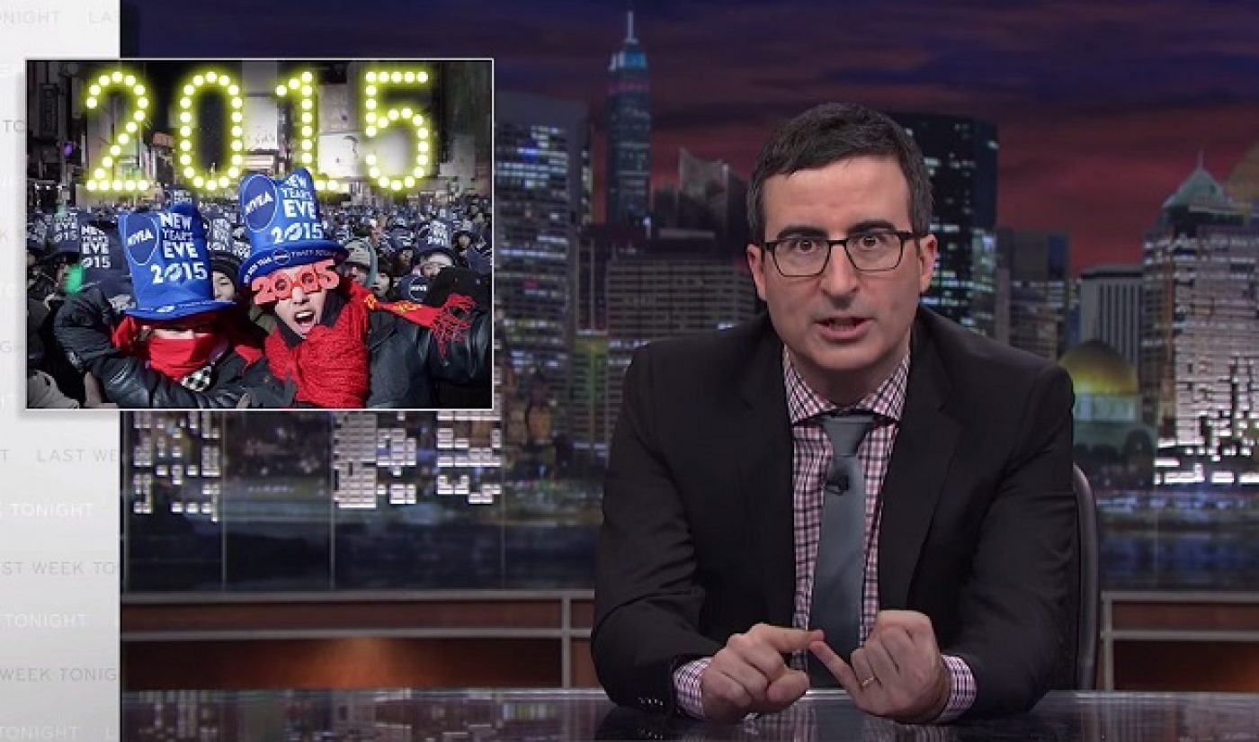 John Oliver Rants About New Year’s Eve Traditions In Hiatus YouTube Video