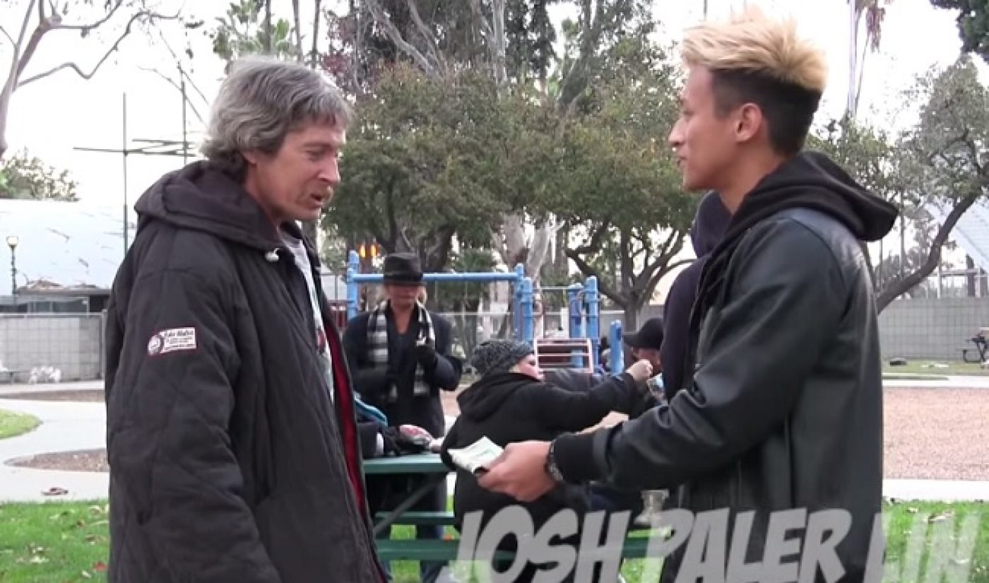 YouTuber Gives Homeless Man $100, Records The Amazing Way He Spends It [Updated]