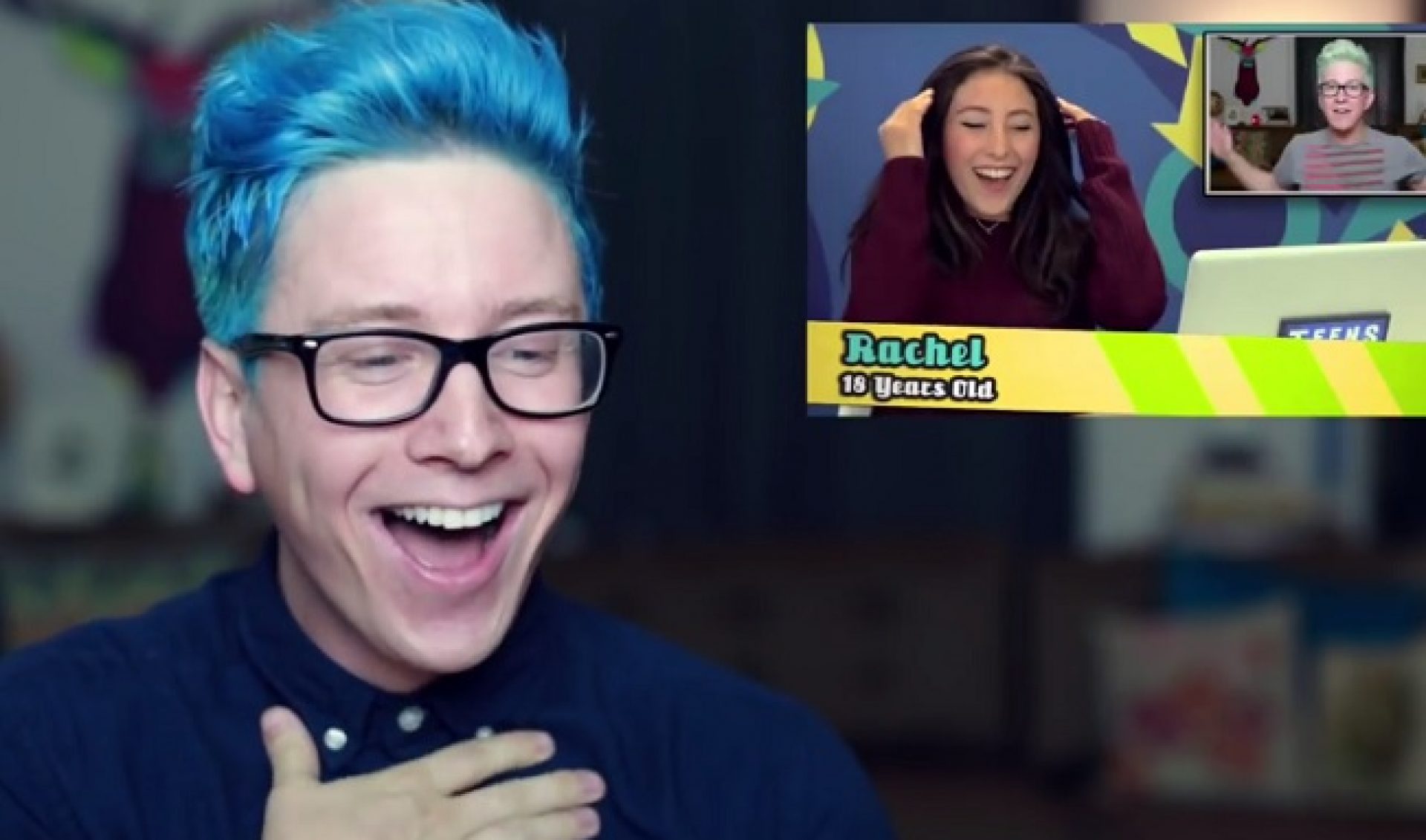 Ansvarlige person Bitterhed Traktat Tyler Oakley Goes Meta, Watches Teens React To His Videos