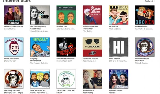 iTunes Has A Special Page For Podcasts Hosted By YouTubers