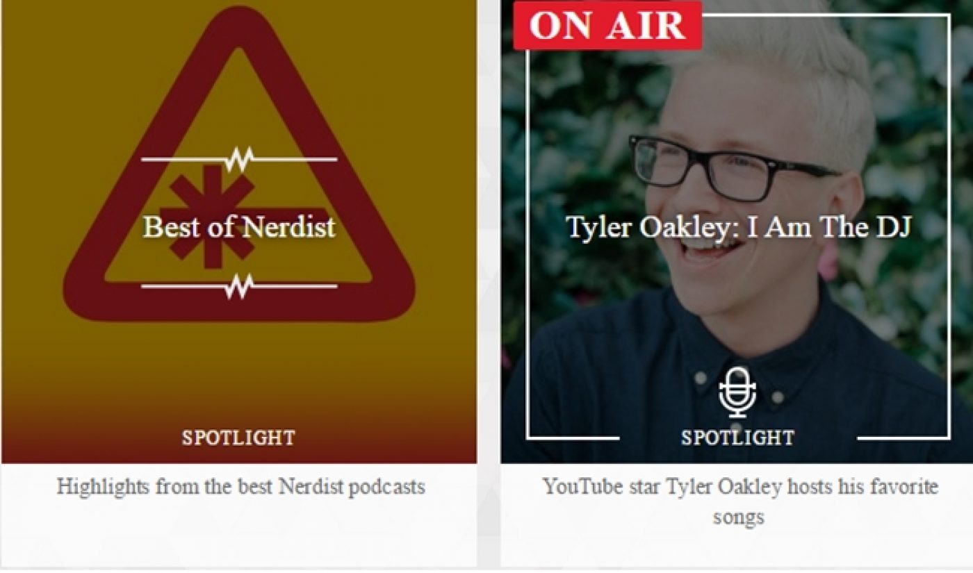 Tyler Oakley, Nerdist, Rooster Teeth Join Slacker Radio As Celebrity DJs