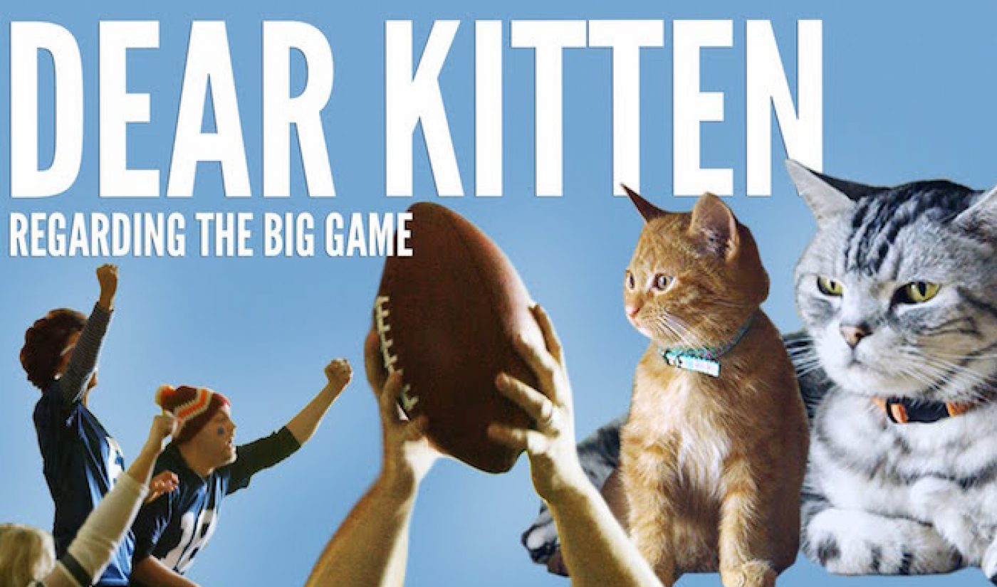 BuzzFeed, Friskies Turn ‘Dear Kitten’ Web Series Into Super Bowl TV Ad