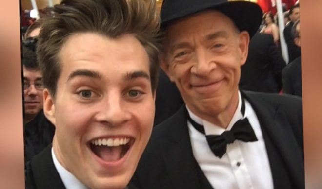 Vine Star Marcus Johns Hangs With Clint Eastwood, J.K. Simmons, Others At Oscars