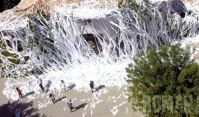YouTube Prankster Roman Atwood Covers Howie Mandel’s House In Toilet Paper